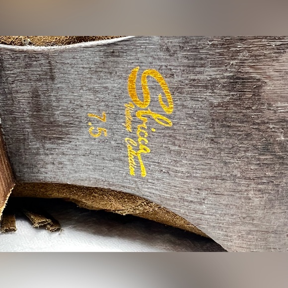 Sbicca Vintage Collection Olive Green Fringe Booties Size 7.5 - Picture 11 of 13